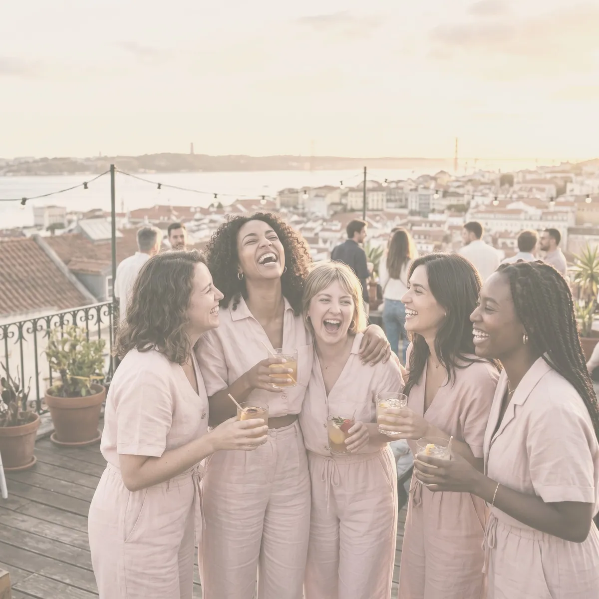 Pastel photo filter example