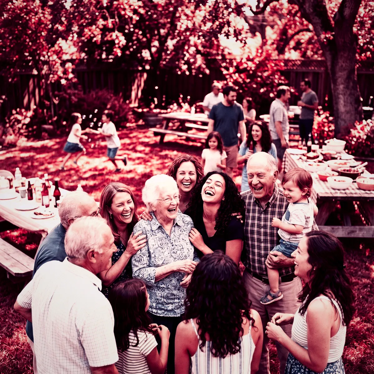 Infrared photo filter example