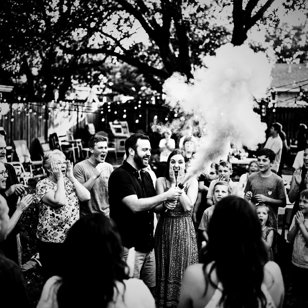 Noir photo filter example