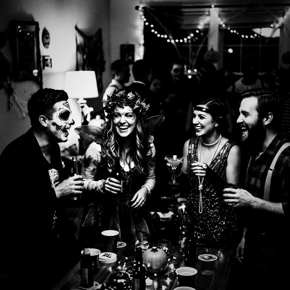 Noir photo filter example