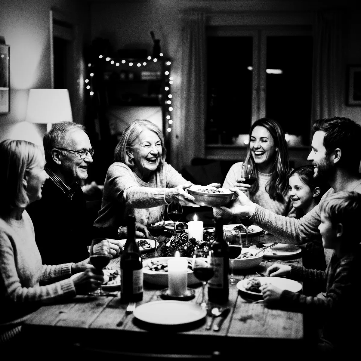 Noir photo filter example