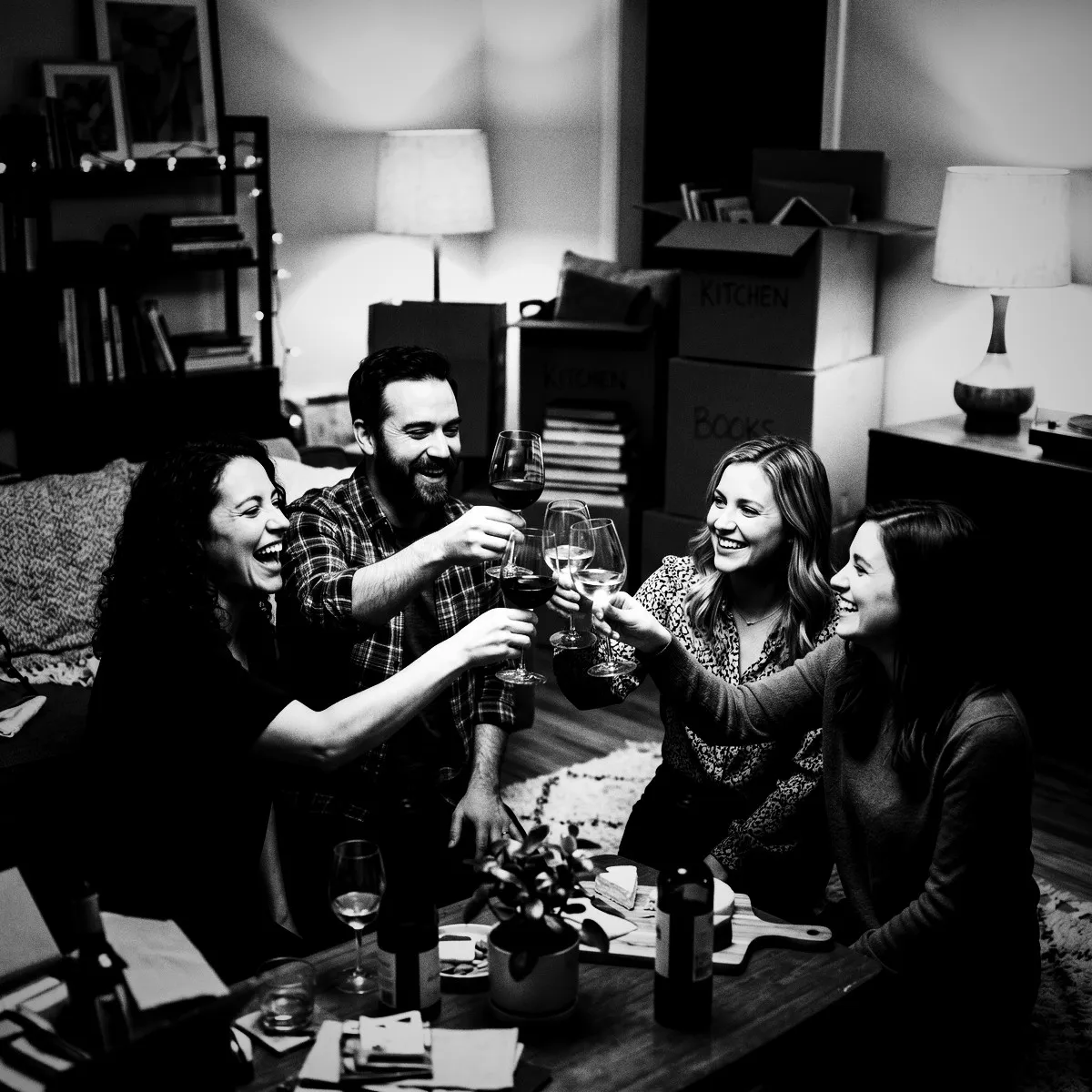 Noir photo filter example