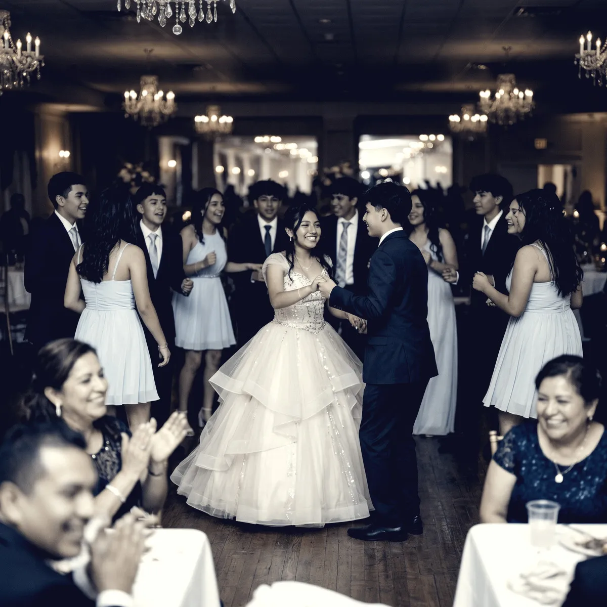Duotone Blue photo filter example