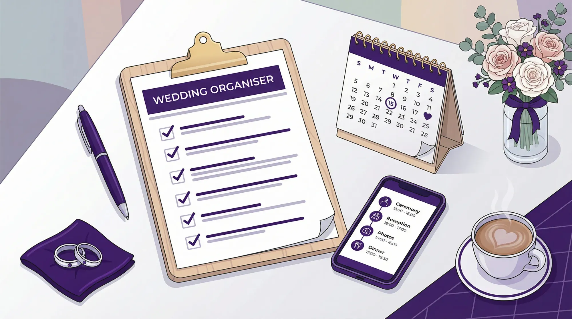 Wedding Organiser Checklist: One Page You Can Print