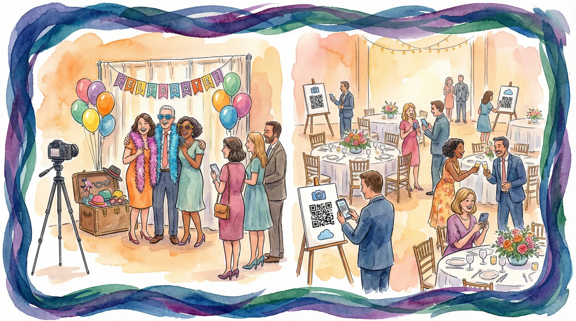 Photo Booths vs QR Photo Sharing: What Fits Your Event?