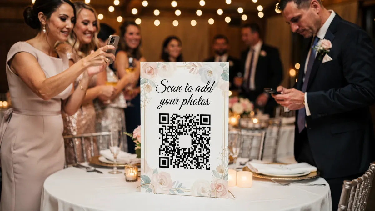 QR Photo Sharing Made Simple for Weddings and Parties