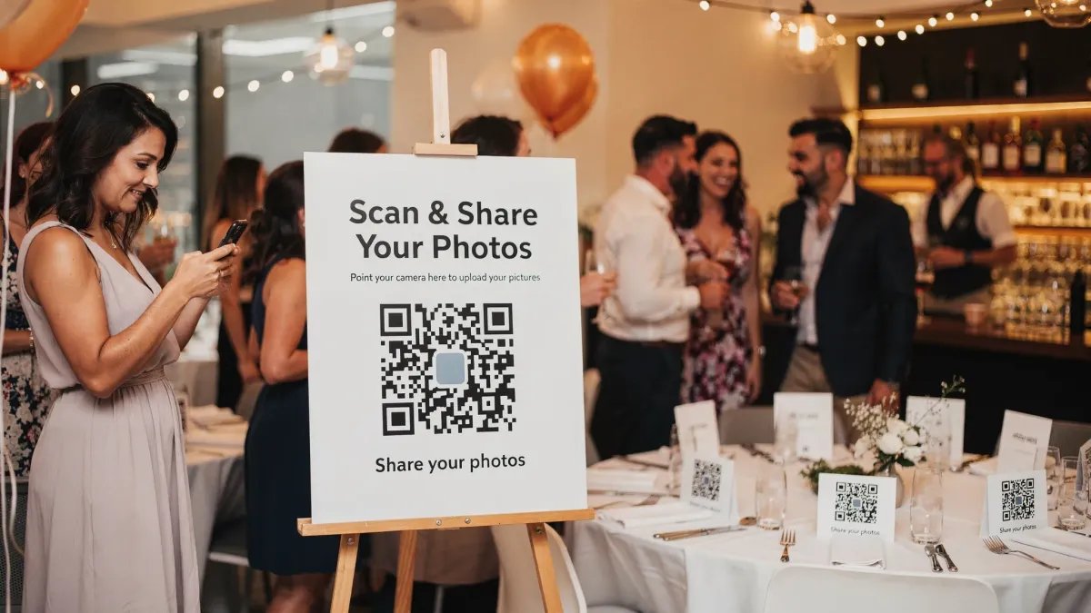 Party QR Code Ideas to Collect Photos From Every Guest