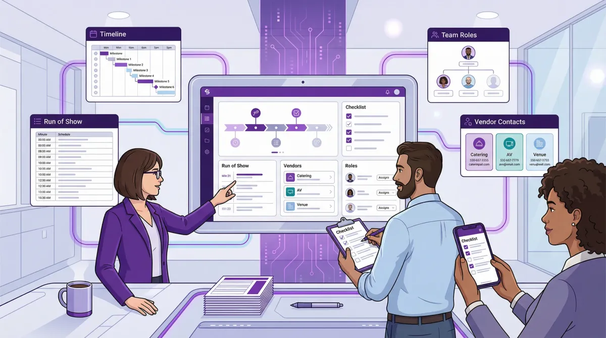 Event Coordination App Templates for Timelines and Teams