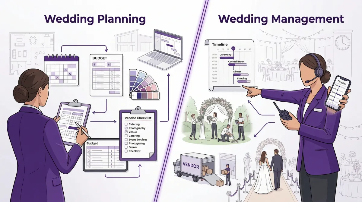 Wedding Management Services vs Planning: Key Differences