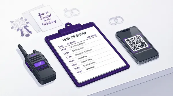Wedding Event Planner Playbook: From Run of Show to QR Photos