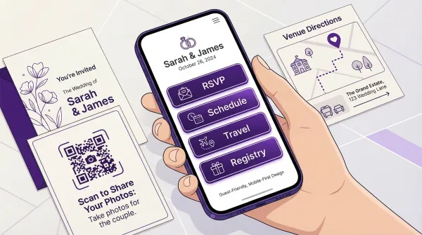 How to Choose a Wedding Organizer Website Guests Will Use